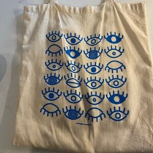Evil Eye Canvas Bag